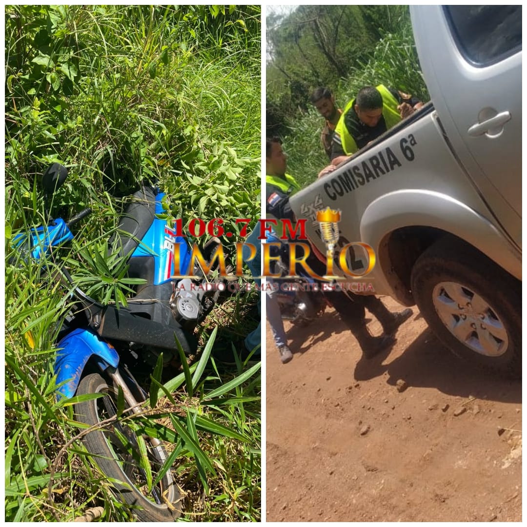 Incautan motocicleta robada en asalto en Fortuna Guazú mediante Frontier Security