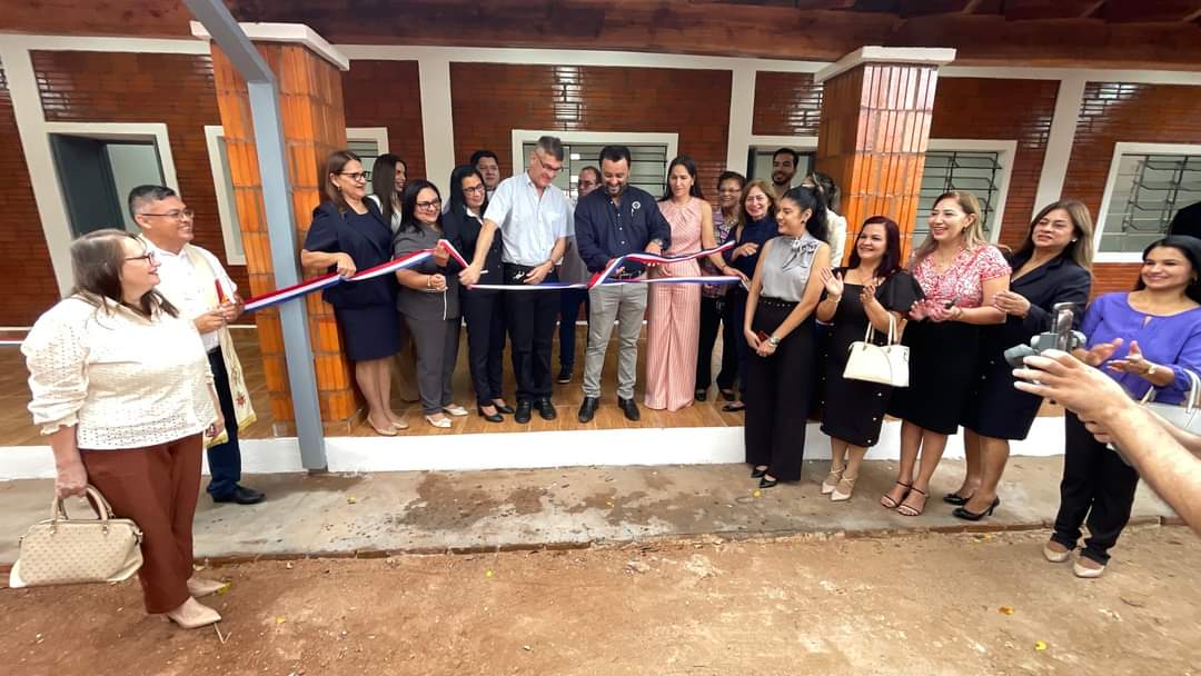 Inauguran pabellón para tres salas en escuela Cerro Corá de barrio Obrero